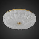 Copper Ceiling Lamp Light Luxury Crystal Glass Jack-o-Lantern Study Entrance Ljojo
