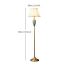 European Retro Ceramic Floor Lamp - Home Decoration Standing Light for Living Room by Ljojo