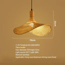 Bamboo Wood Rattan Chandelier Pendant Light for Stylish Living Room Decor by Ljojo