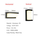 Ljojo LED Garden Wall Light: Waterproof Outdoor Lamp for House Decoration.