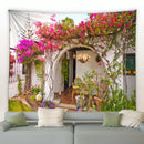 Ljojo 3D Flower Wall Tapestry Garden Poster for Living Room Bedroom Decor