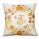 Harvest Pumpkin Truck Maple Leaf Pillow Case for Autumn Home Decor - Ljojo