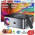 Ljojo™ 26000 Lumens 8K 3D Android 4K Projector Full HD 1080P Home Theater Auto Focus