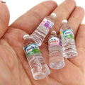 Ljojo Mini Mineral Water Bottle Resin Model Doll House Miniature Kids Gift
