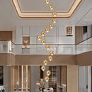 Ljojo LED Pendant Chandeliers: Modern Lighting for Living Room and Staircase