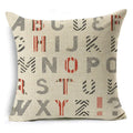 Ljojo Mandala Graffiti Cushion Cover 45x45cm Linen Pillow Case for Sofa Bed Decor