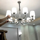 LED Ceiling Pendant Lamps Glass Chandeliers for Living Dining Room by Ljojo