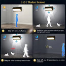 Ljojo LED Wall Light Motion Sensor Outdoor Waterproof Modern Home Garden Fixture