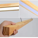 Ljojo Minimalist Walnut Wood Chandelier Pendant Light for Home Room Decoration