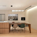 Nordic Long Stripe Led Chandelier Glass Pendant Lamp by Ljojo