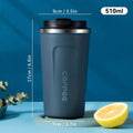 Ljojo 510ml Stainless Steel Insulated Water Tumbler - Leak-proof Coffee Mug