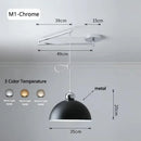 Modern Rocking Arm Pendant Lamp Movable Hanging Chandelier for Living Room by Ljojo