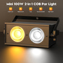 Ljojo™ 4PCS 100W COB LED Par Light for DJ Disco Concert Theater