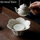 Ljojo Lotus Ceramic Tea Pot Holder Zen Water Storage Bowl