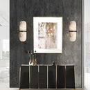 Ljojo Marble LED Wall Sconce Brass Lamp for Bedroom and Aisle