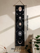 Ljojo™ Moon Phase Celestial Wall Hanging Tapestry with Tassel