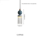 Ljojo LED Chandelier Kitchen Island Light Fixture Glass Metal Elegant Hanging Lamp Dining Room