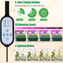 Full Spectrum Tripod LED Plant Light for Indoor Greenhouse Vegetables by Ljojo