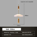 Minimalist Chandelier Light Pleated Restaurant Pendant Lamp - Ljojo