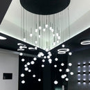 Water Drop LED Pendant Chandelier Bedroom Lamp by Ljojo