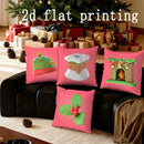 Christmas 3D-Inspired Pillow Covers by Ljojo for Sofa Bedroom Car - Home Decor