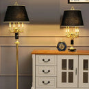 Black Crystal Table Lamp: Modern Bedroom Lighting by Ljojo