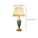 European Retro Ceramic Floor Lamp - Home Decoration Standing Light for Living Room by Ljojo