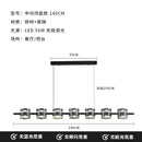 Ljojo Restaurant Pendant Light Modern Minimalist Bar Counter Glass Strip Light Nordic Designer