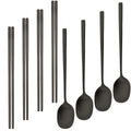 Ljojo Matte Stainless Steel Western Tableware Set - 8pcs