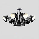 Modern Iron Chandelier Hanging Lusters by Ljojo for Office Desks and Dining Tables