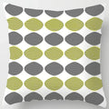 Colorful Blocks Geometric Abstract Pattern Cushion Cover by Ljojo
