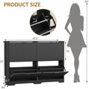 Ljojo™ 4-Drawer Shoe Cabinet with Adjustable Shelves