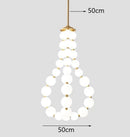 Nordic Acrylic DiKitchen Round Ball Chandelier: Kitchen Track Light by Ljojo