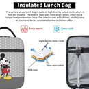 Ljojo Mickey Mouse Lunch Bag: Insulated, Portable, Ideal for Boys, Kids, School, Picnic