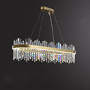LED Modern Gold Crystal Chandelier - Designer Hanging Lamp by Ljojo