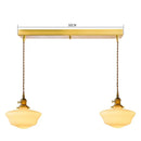 Nordic Glass LED Pendant Lights Modern Chandelier by Ljojo for Home Restaurant Bar Decor