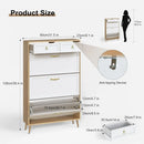 Ljojo™ Shoe Cabinet Storage with Drawers & Metal Legs
