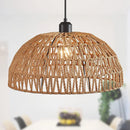 Japanese-Style Hemp Rope Woven Pendant Light | B&B Restaurant Tea Room Inn Bar Rattan Lighting by Ljojo