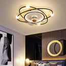 Ljojo LED Chandelier Ceiling Fan Lights for Modern Home Decor