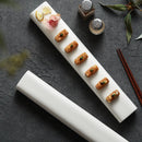 Ljojo Long Strip Plate: Artistic Conception Dishes for Sushi and Unique Tableware