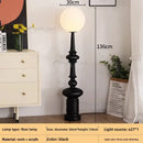 Ljojo Roman Column Floor Lamp: Medieval Decorative Bedroom Table Light Retro Art Sense Living Room Sofa