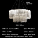 Modern Luxury Tassel Chandelier Hanging Pendant Light for Dining Room by Ljojo