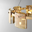 Luxury Chandeliers Amber Glass Pendant Lamp with G9 Bulb for Dining & Living Spaces by Ljojo