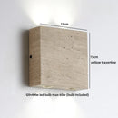 Ljojo Luxury Yellow Stone LED Wall Lamps: Modern Nordic Indoor Decor