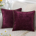 Chenille Cushion Cover 45x45 - Luxury Sofa Throw Pillow Case for Living Room Decor