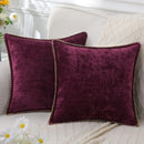 Chenille Cushion Cover 45x45 - Luxury Sofa Throw Pillow Case for Living Room Decor