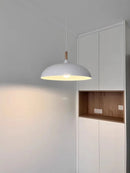 Ljojo Minimalist Modern Pendant Light Wood Aluminum Shade Office Restaurant Decor 110V 220V