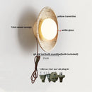 Ljojo LED Wall Lamp - Nordic Modern Design - Yellow Stone - Pull Chain - Home Decor