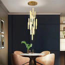 LED Crystal Chandelier: Modern Villa Hanging Light for Hotel Lobby & Staircase - Ljojo