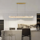 Minimalist Designer Chandelier Pendant Light for Dining Room | Luxury Marble Kitchen Island Lighting by Ljojo